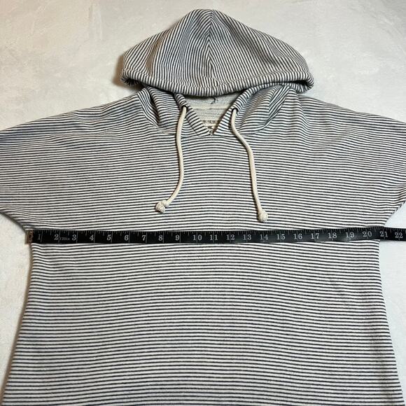 O'Neill Stripe French Terry Pullover Sweatshirt Hoodie Size Medium Beach Coastal - Picture 6 of 7